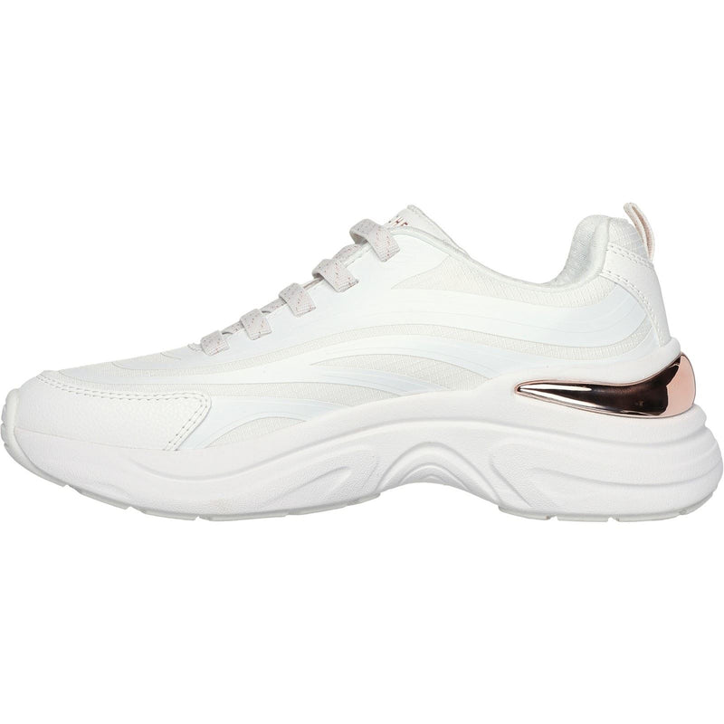 Skechers Hazel Step N Flow Baskets Blanches Pour Femmes En Matière Synthétique