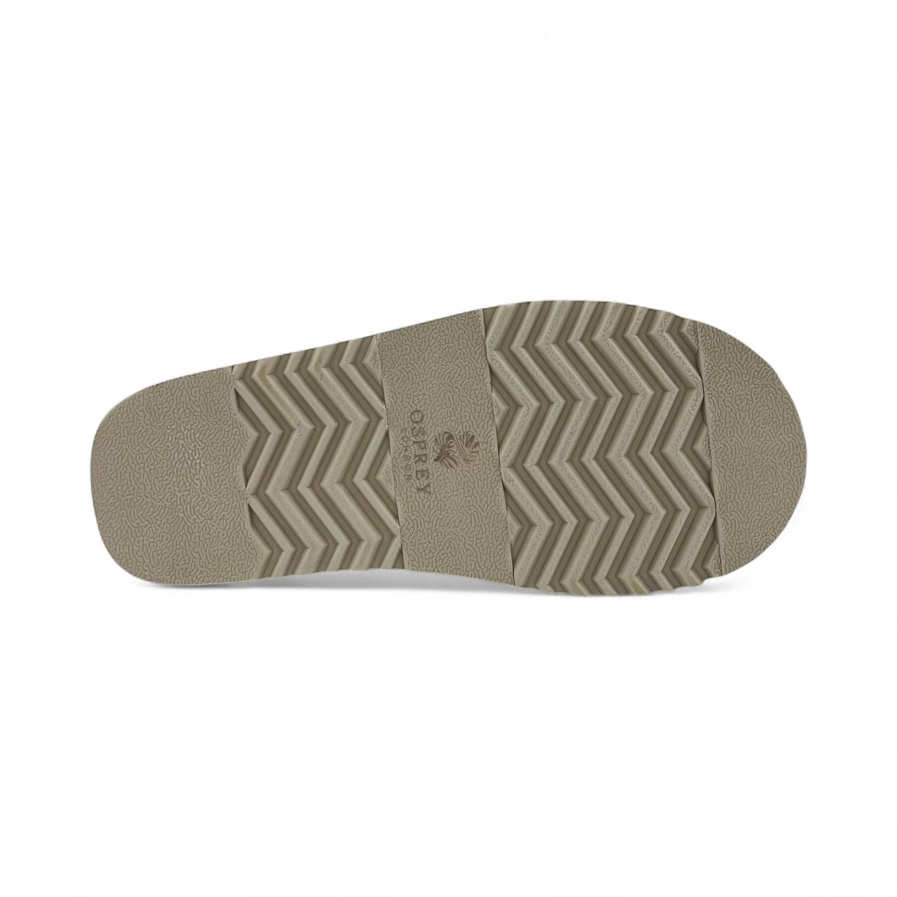 Osprey London The Constellation Pantoufles Beiges En Suède Pour Femmes