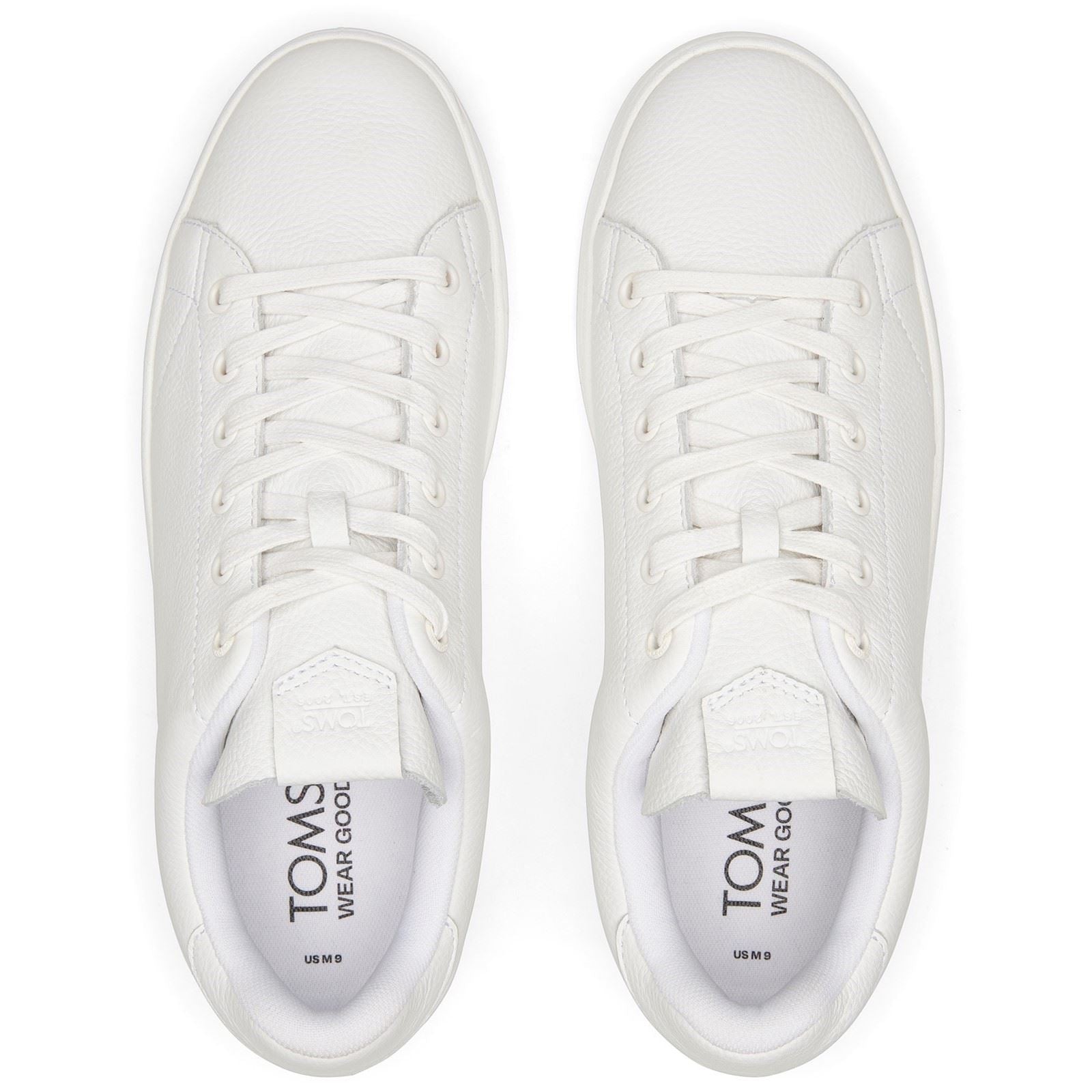 TOMS TRVL LITE 2.0 Low Baskets Blanches En Cuir Pour Hommes