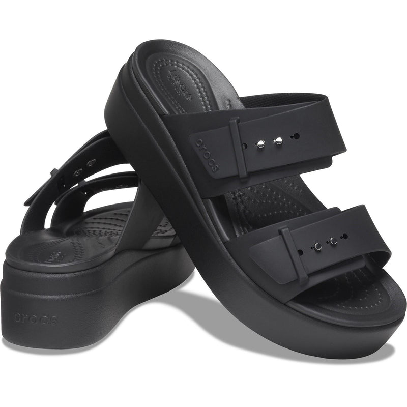 Crocs Brooklyn Crocs Brooklyn sandales noires pour femme en thermoplastique