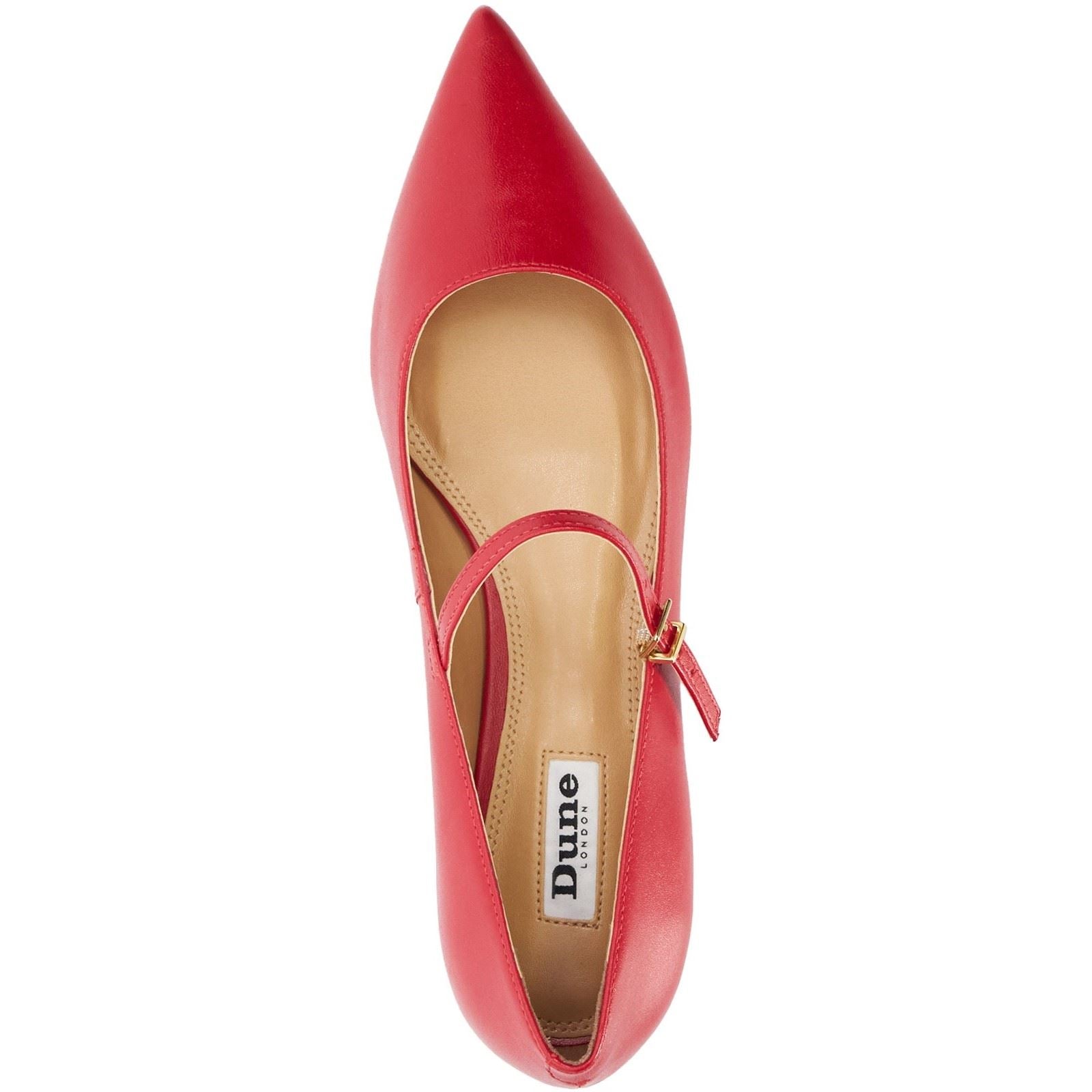 Dune Hastas Talons Rouges En Cuir Pour Femmes