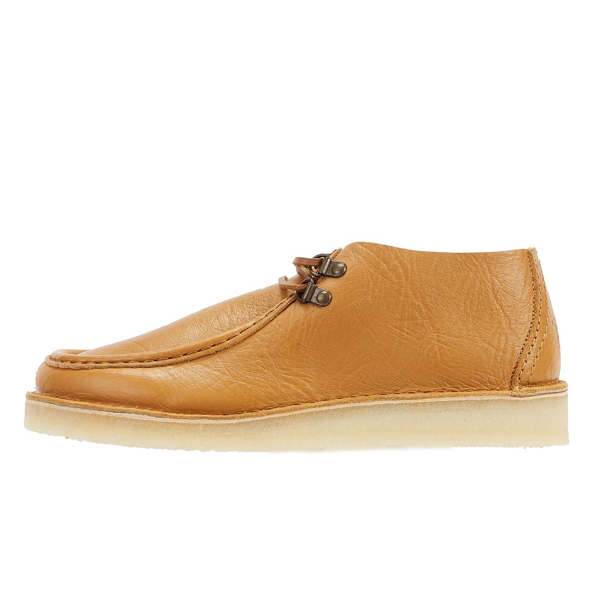 Clarks Originals Bottes Légères Pour Hommes De Couleur Tan Clair Desert Nomad Leather Curry