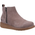 Hush Puppies Libby Bottes En Daim Pour Femmes De Couleur Taupe