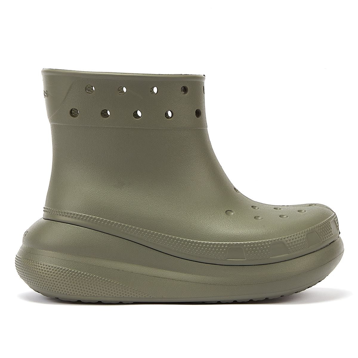 Crocs Bottes Classiques Pour Femmes En Cuir D'olive