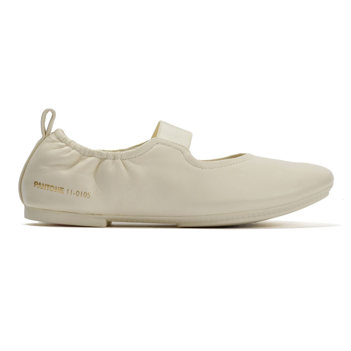 FitFlop X Pantone Delicato Mary Jane Chaussures Blanches En Cuir Pour Femmes