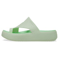 Crocs Getaway Platform Sandales Pour Femmes En Matière Plastique De Couleur Jade