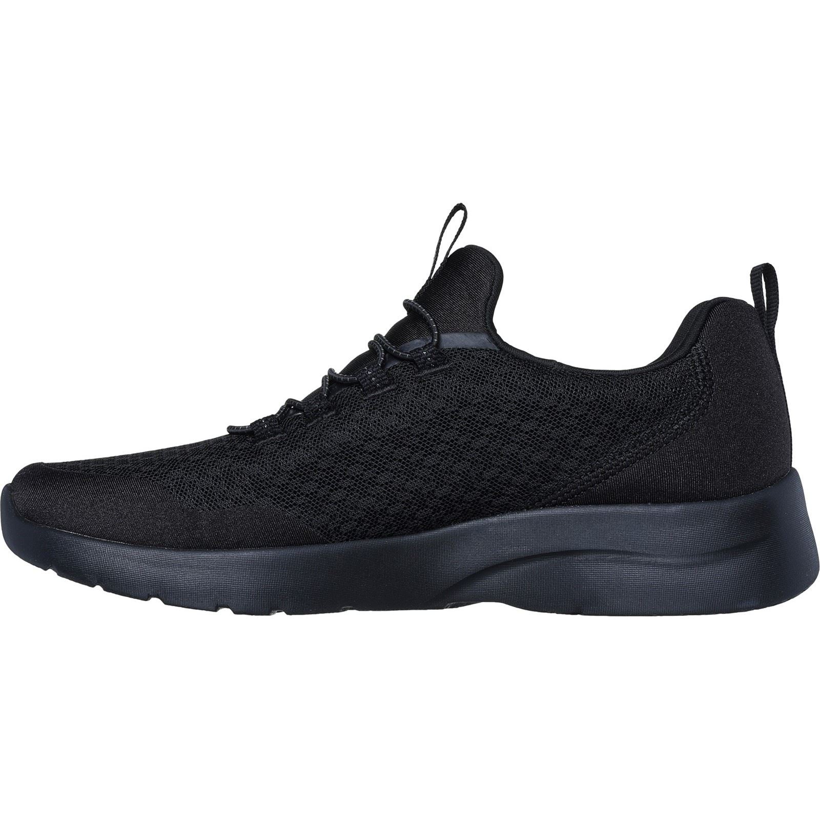 Skechers Dynamight 2.0 Real Smooth Baskets Noires Pour Femmes En Synthétique