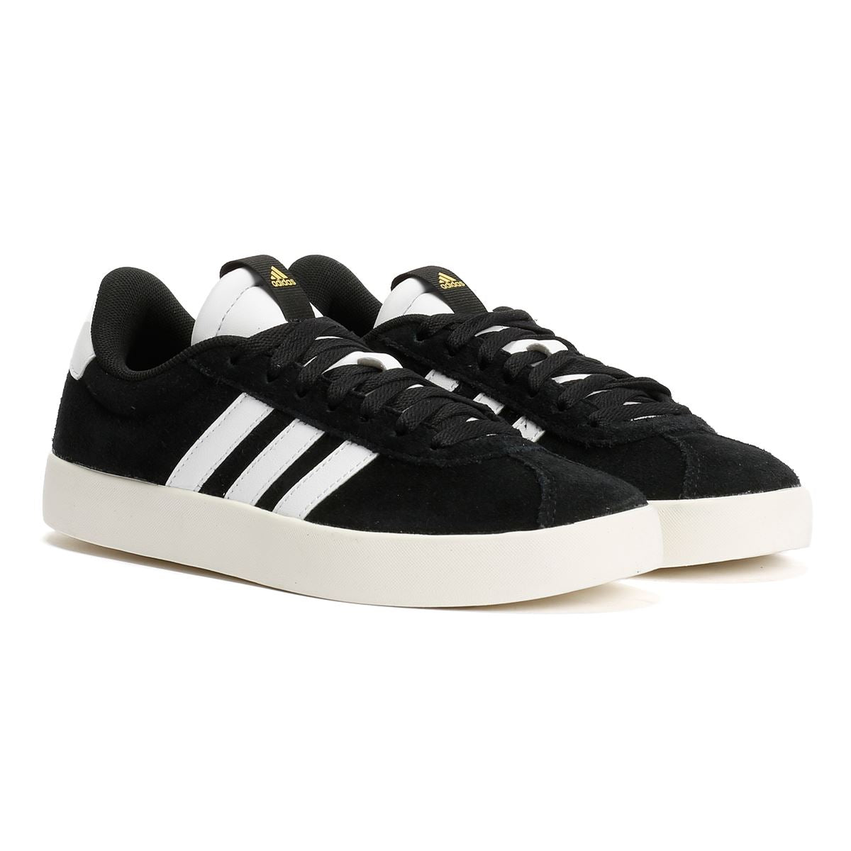 Adidas VL Court 3.0 Baskets Noires En Cuir Pour Femmes