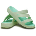 Crocs Getaway Strappy Sandales Pour Femmes En Matière Plastique De Couleur Jade