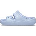 Crocs Classic Cozzzy sandales thermoplastiques pour femmes en calcite bleue