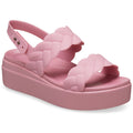 Crocs Brooklyn Woven Sandales Rosette Pour Femme En Thermoplastique