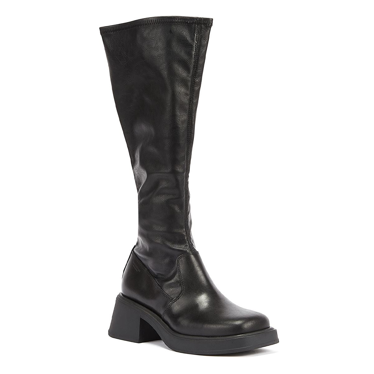 Vagabond Bottes Noires Hautes Extensibles Pour Femmes Dorah