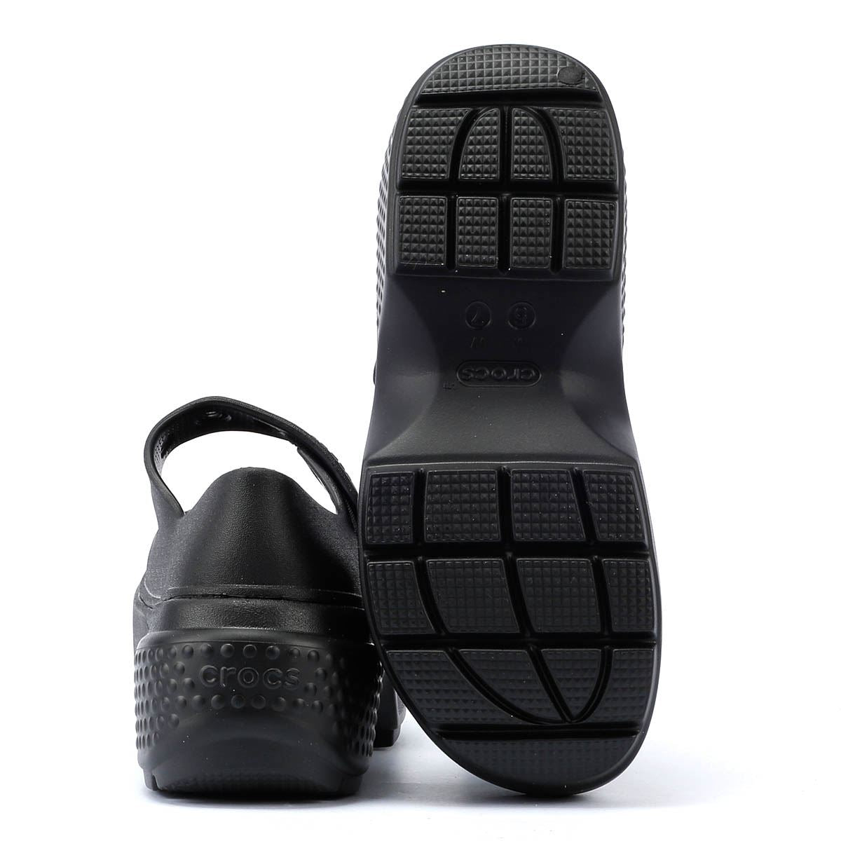 Crocs Stomp Mary Jane Chaussures Noires Pour Femmes