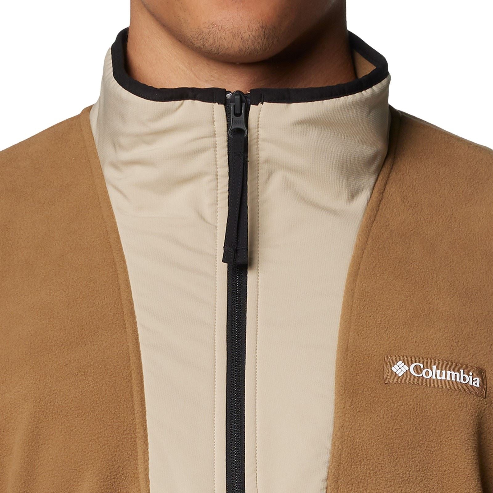 Columbia Sequoia Grove Half Zip Fleece Pulls À Col Zippé Marron En Polyester Pour Homme