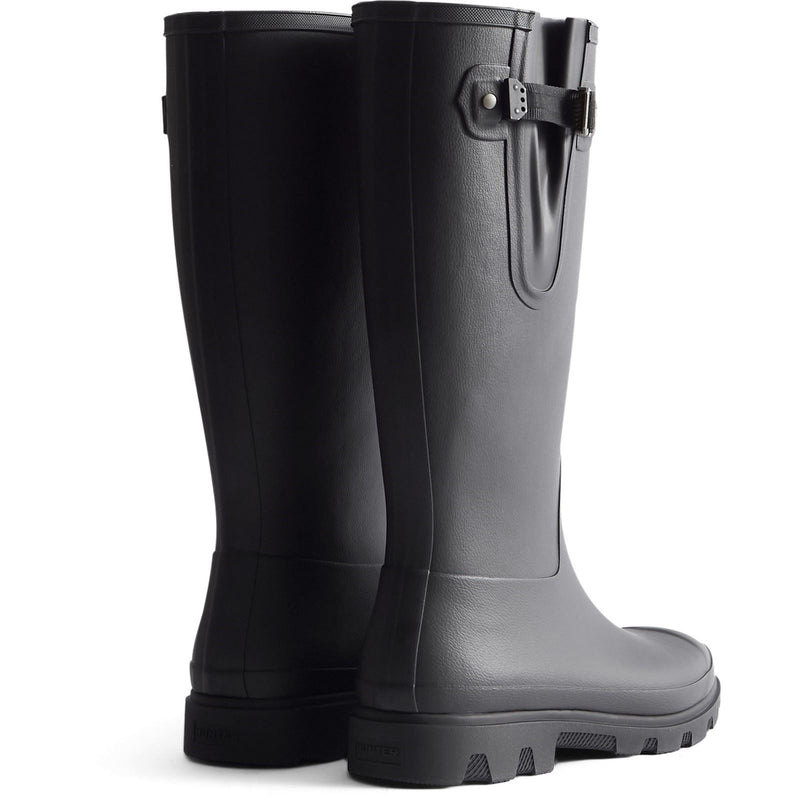 Hunter Downpour Adjustable Bottes En Caoutchouc Noires Pour Femmes