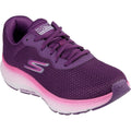Skechers Go Run Consistent 2.0 Fast Pace Sneakers En Textile Pour Femmes De Couleur Prune