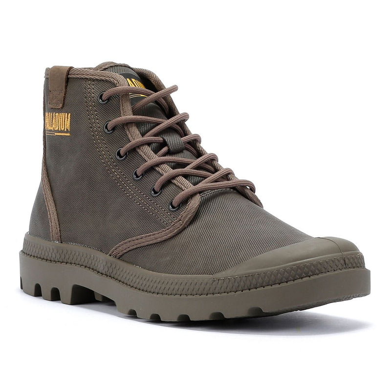 Palladium Pampa Hi Wax Bottes En Toile Marron