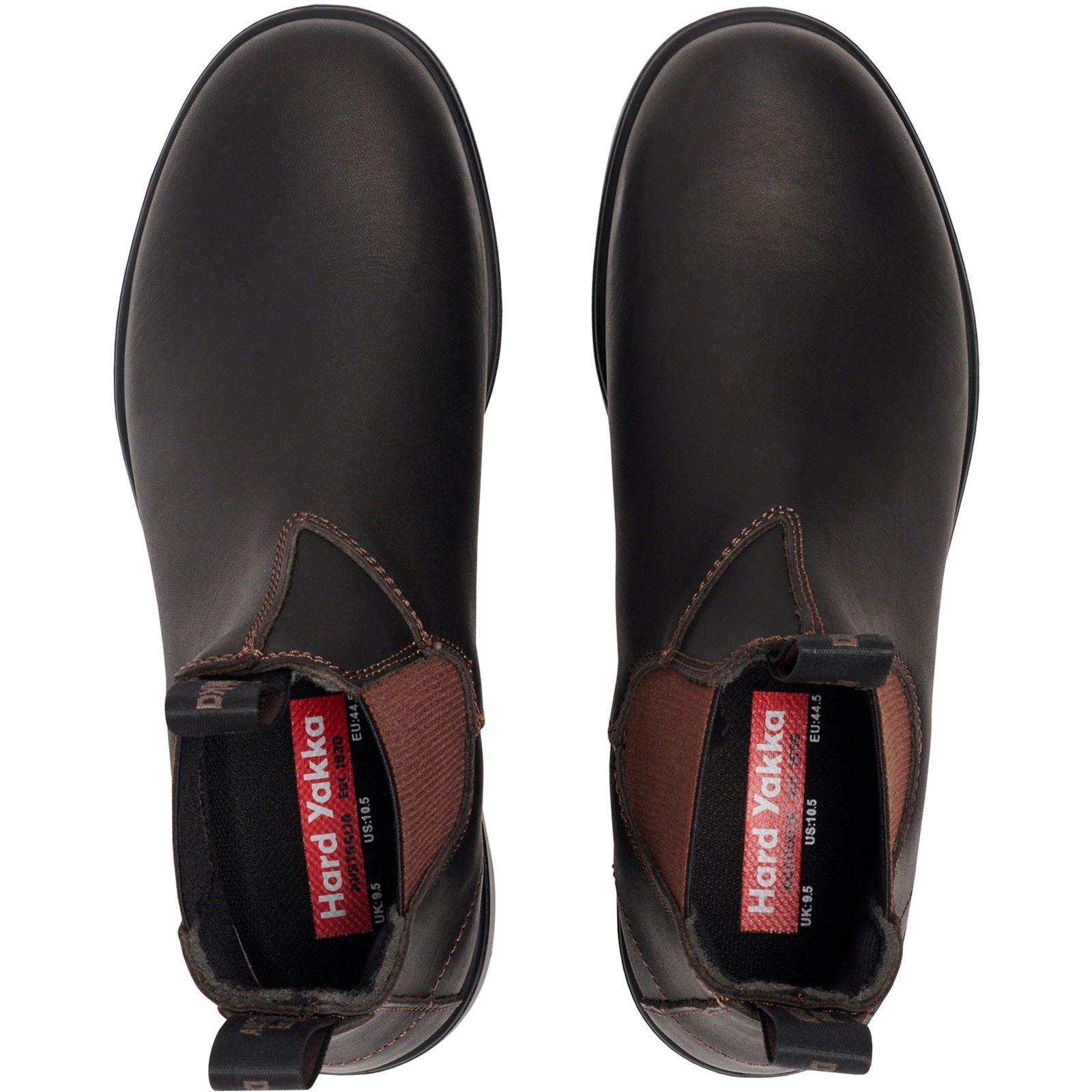 Hard Yakka Bottes Brunes Waxy En Cuir Pour Hommes Brunswick