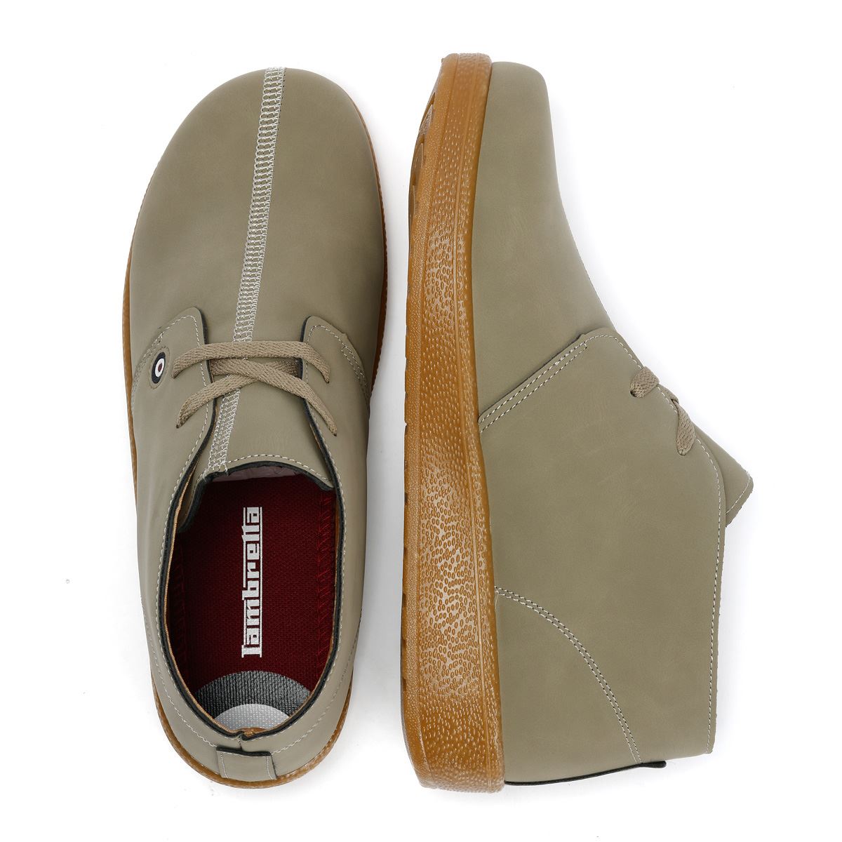 Lambretta Pinto Bottes Beiges Pour Hommes