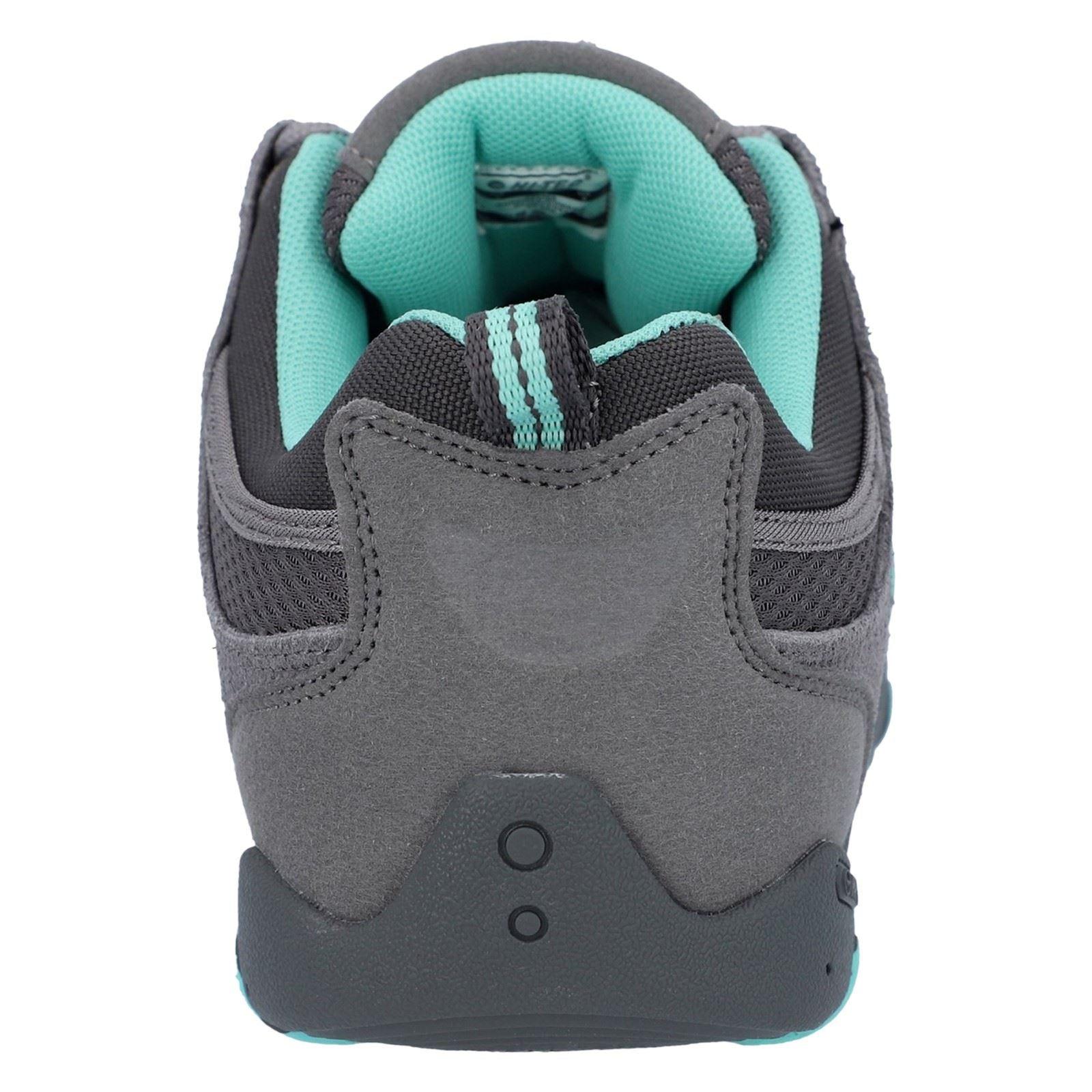 Hi-Tec Quadra II Femmes Suédoises Bottes De Randonnée Gris/menthe