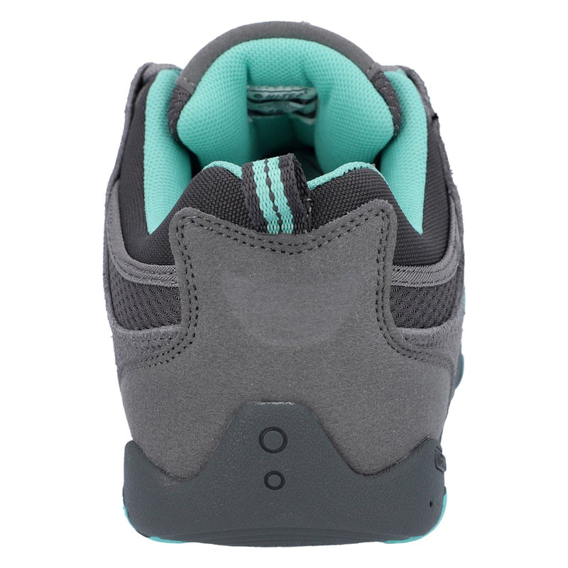 Hi-Tec Quadra II Femmes Suédoises Bottes De Randonnée Gris/menthe