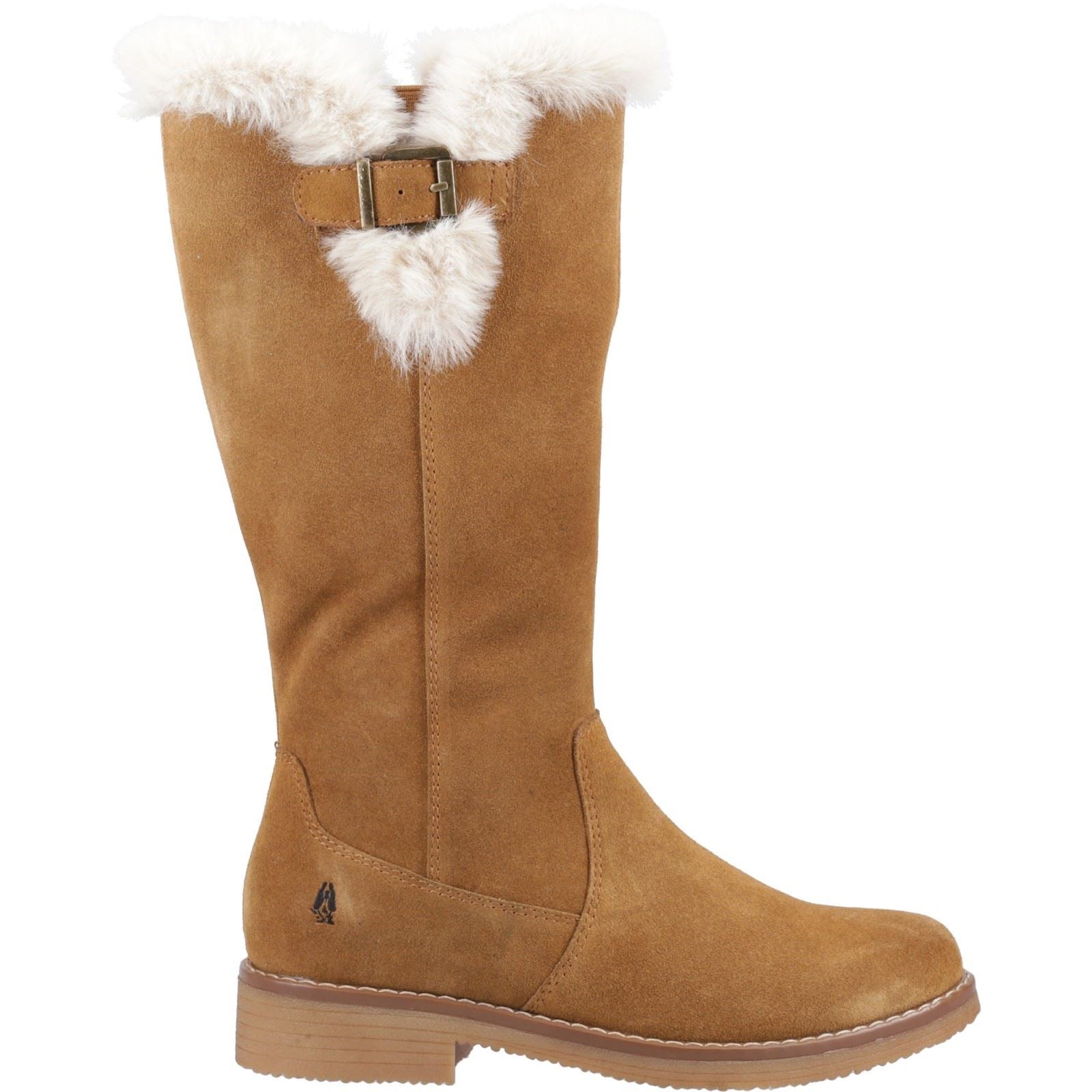Hush Puppies Millie Bottes Brunes Pour Femmes En Suède