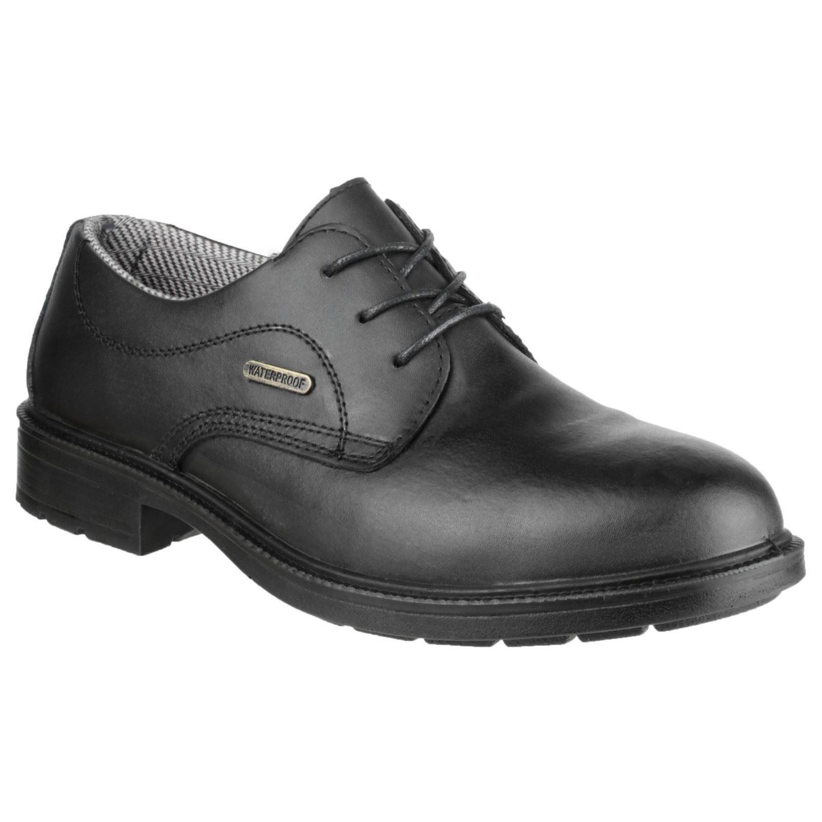 Amblers Safety  Chaussures De Sécurité En Cuir Noir Fs62