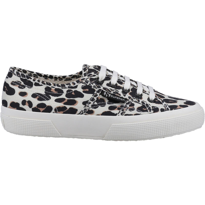 Superga 2750 Light Leopard Print Baskets Légères Léopard Beige Clair En Coton Pour Femme