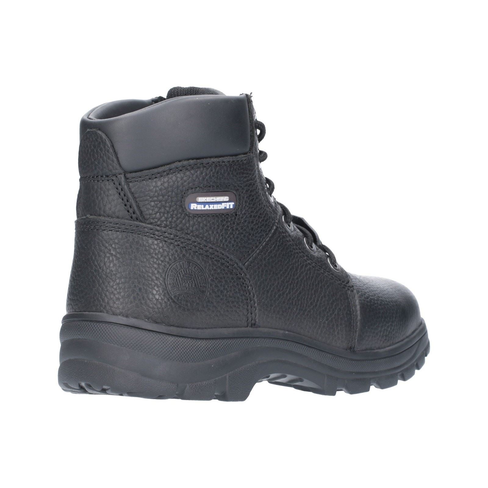Skechers Workwear Workshire Bottes De Sécurité En Cuir Pour Hommes Noires