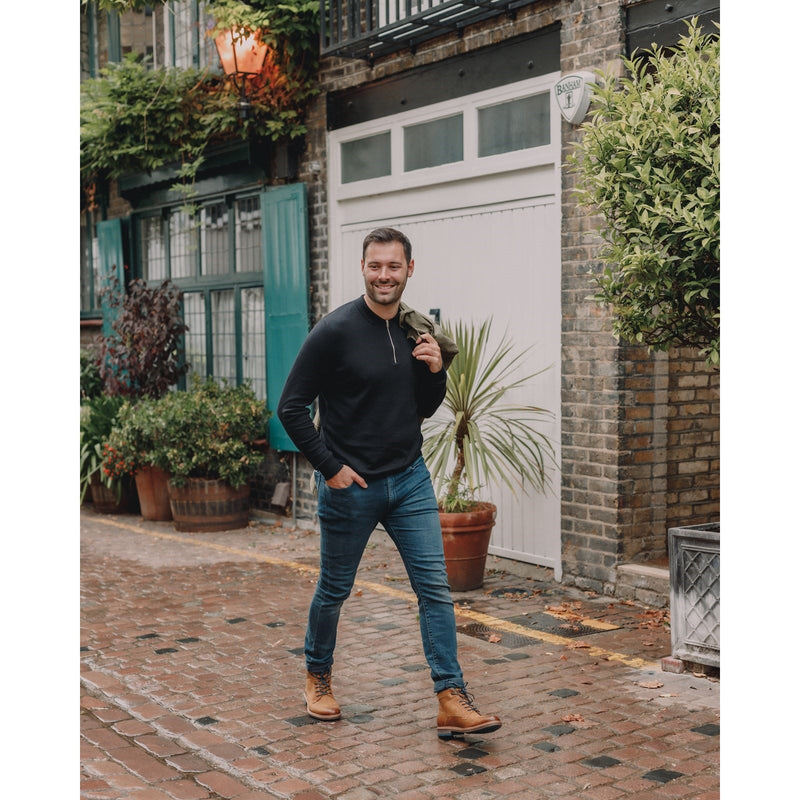 Hush Puppies Joel Bottes Pour Hommes En Cuir Couleur Chameau