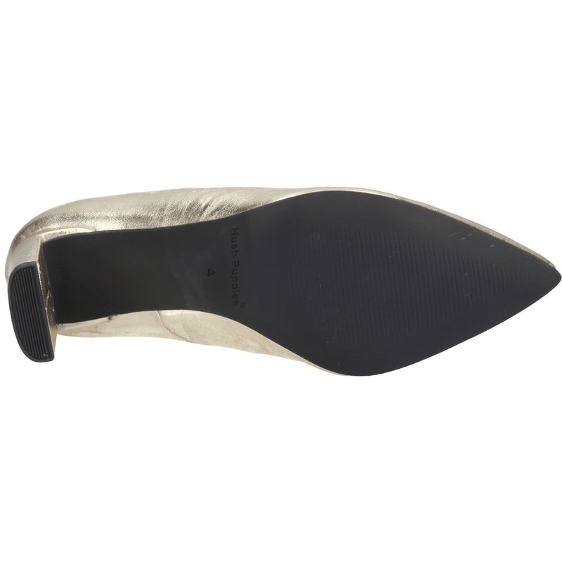 Hush Puppies Olivia Chaussures Dorées Pour Femmes En Suède