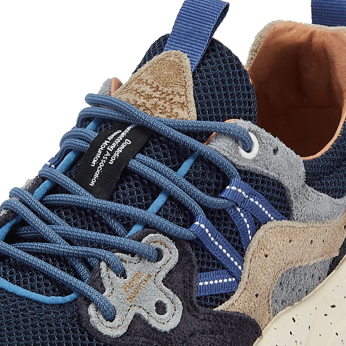 Flower Mountain Yamano 3 Baskets En Daim Noir/Gris Pour Hommes