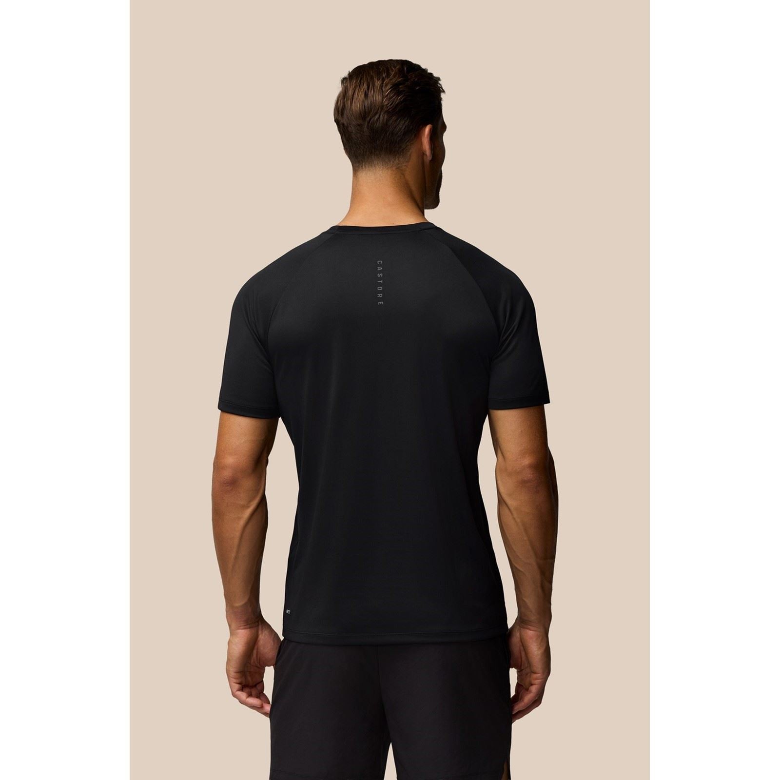 Castore Adapt Training T-Shirt T-Shirts De Sport Actifs Pour Hommes En Polyester Noir