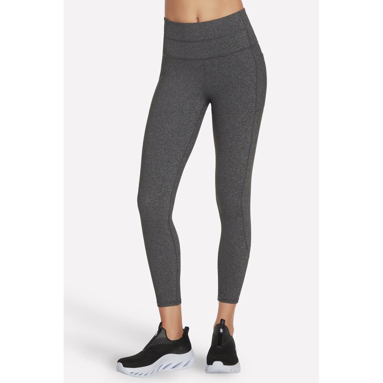 Skechers GOWALK Wear High-Waisted 7/8 Leggings De Sport Gris Pour Femmes