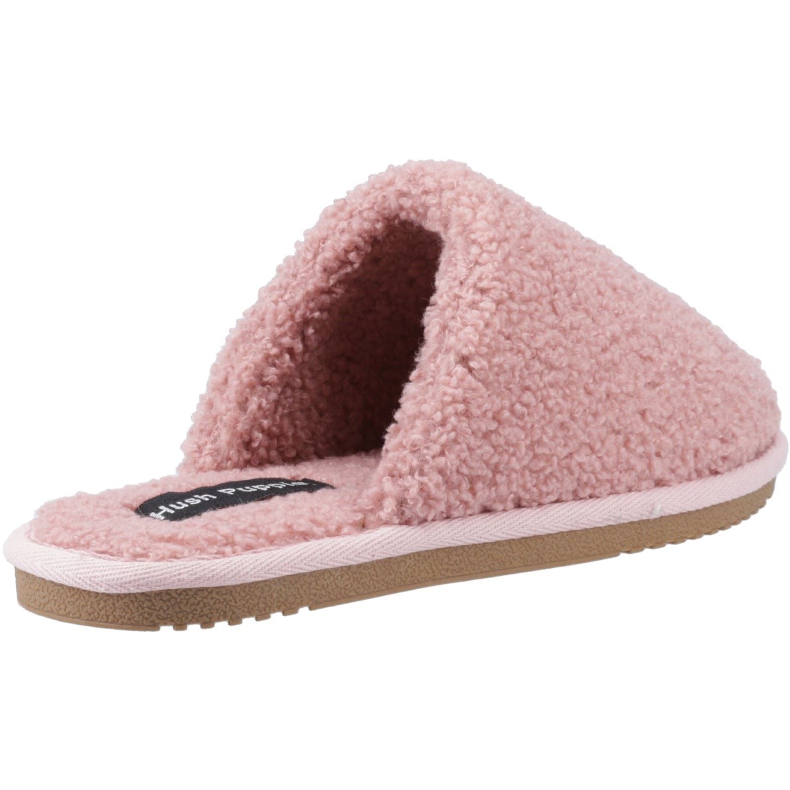 Hush Puppies Joanna Chaussons Roses Pour Femme En Textile
