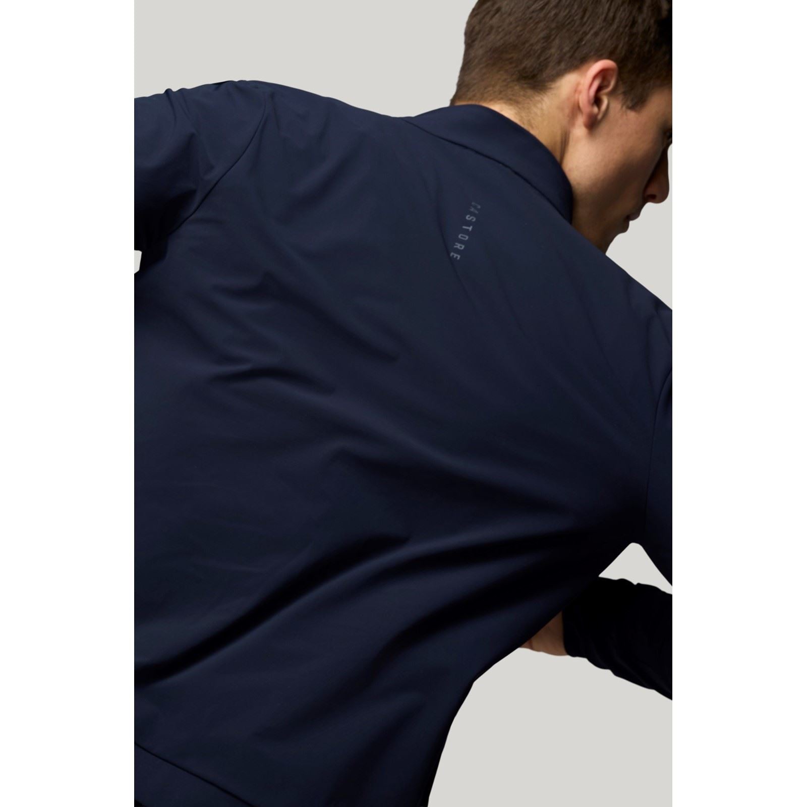 Castore Tech Training Vestes De Piste Bleues Pour Hommes