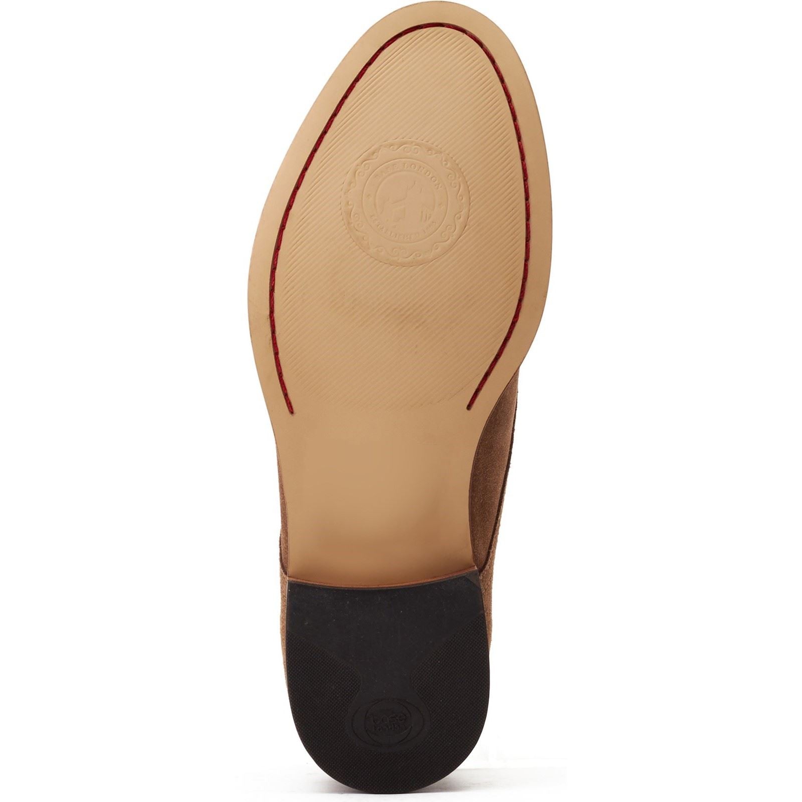 Base London Nolan Bottes En Cuir Pour Hommes Ginger