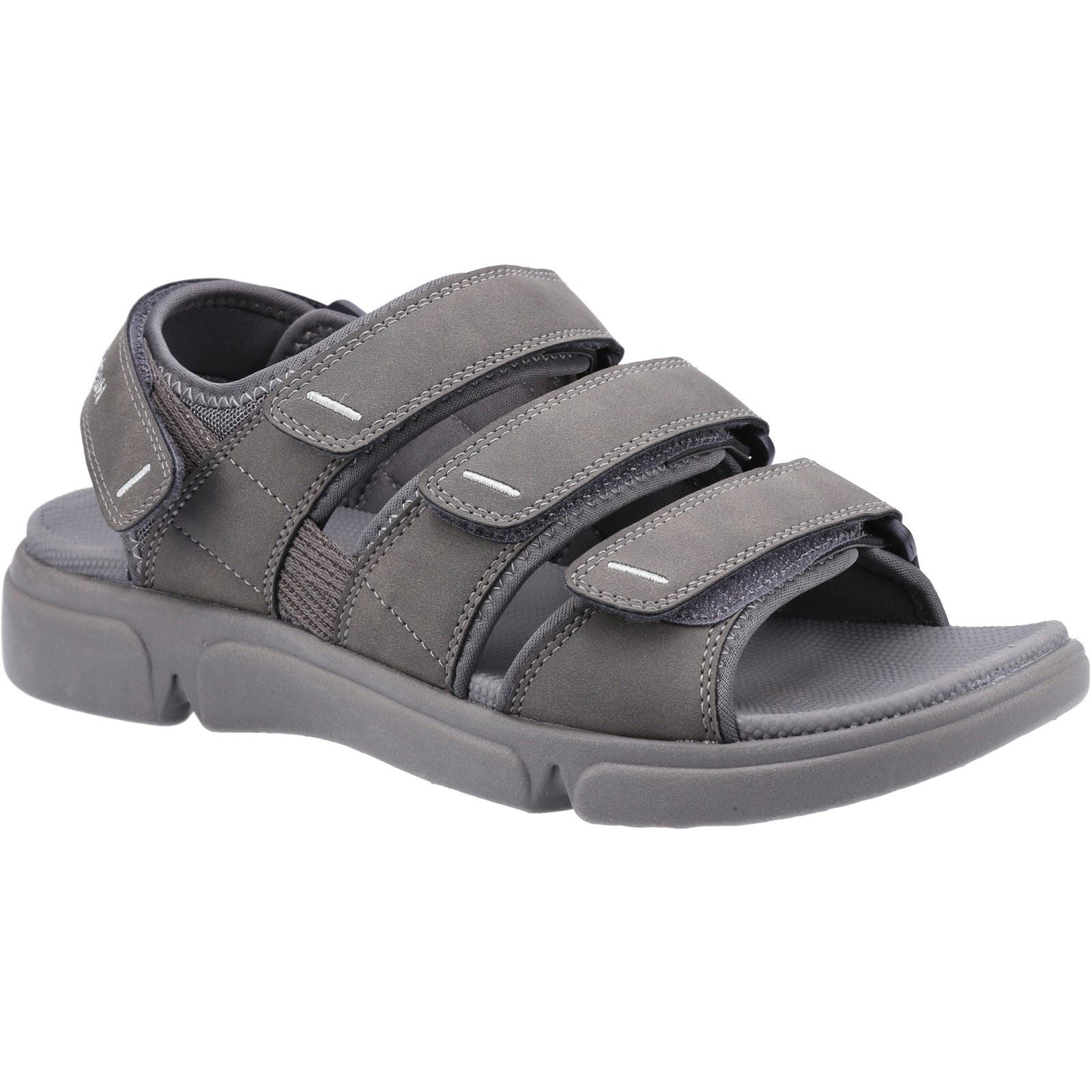 Hush Puppies Raul Sandales Pour Homme En Polyuréthane Grises