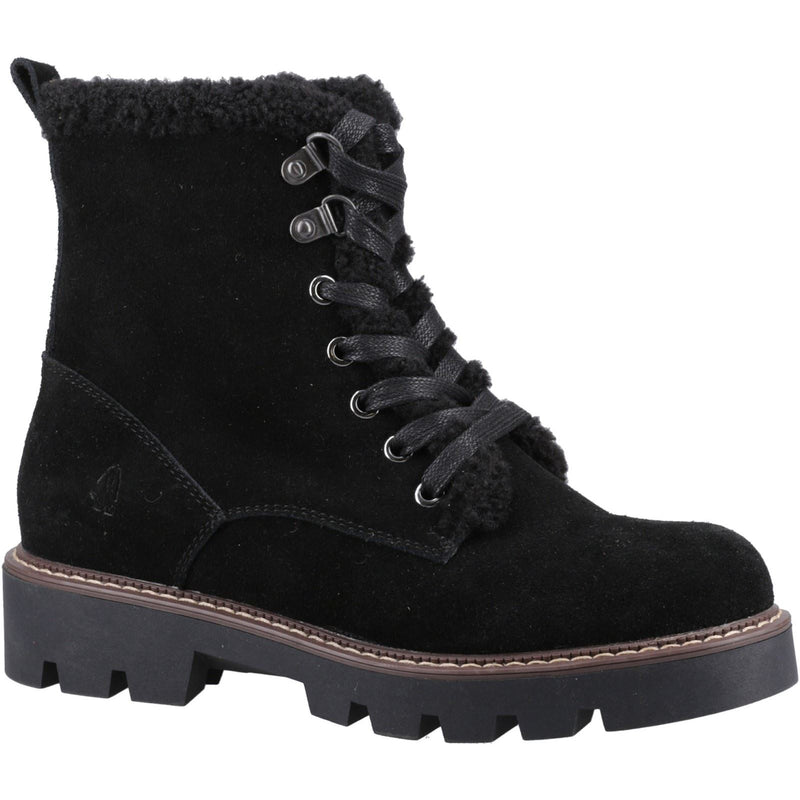 Hush Puppies Aurelia Bottes Noires Pour Femmes En Suède