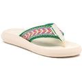 Rocket Dog Spotlight Madison Sandales Pour Femmes En Coton Vert/Multicolore