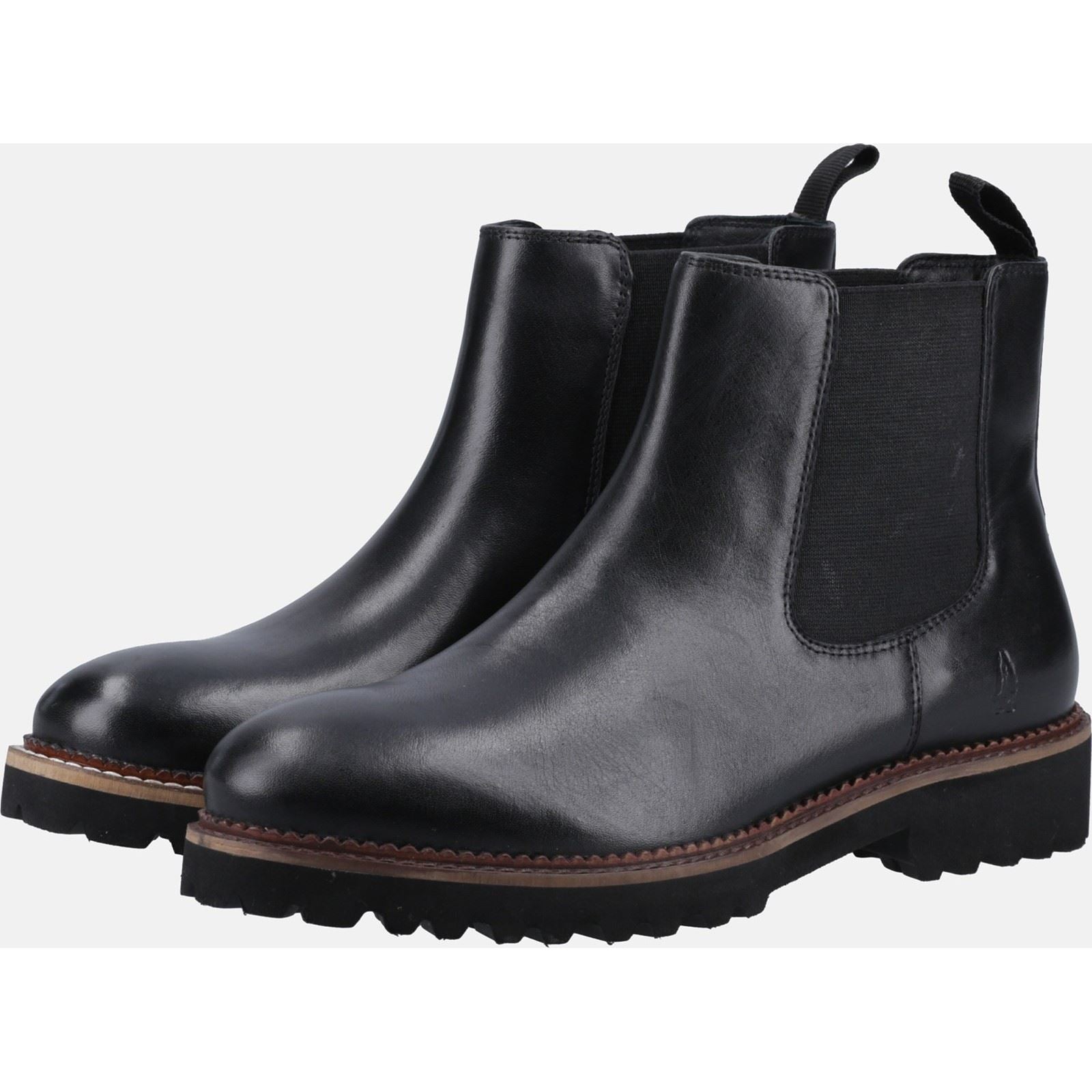 Hush Puppies Gwyneth Chelsea Bottes En Daim Noir Pour Femmes