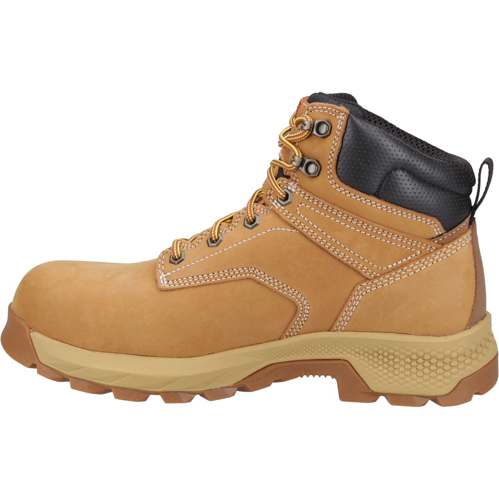 Timberland Pro Bottes De Sécurité En Cuir Blé Titan 6"