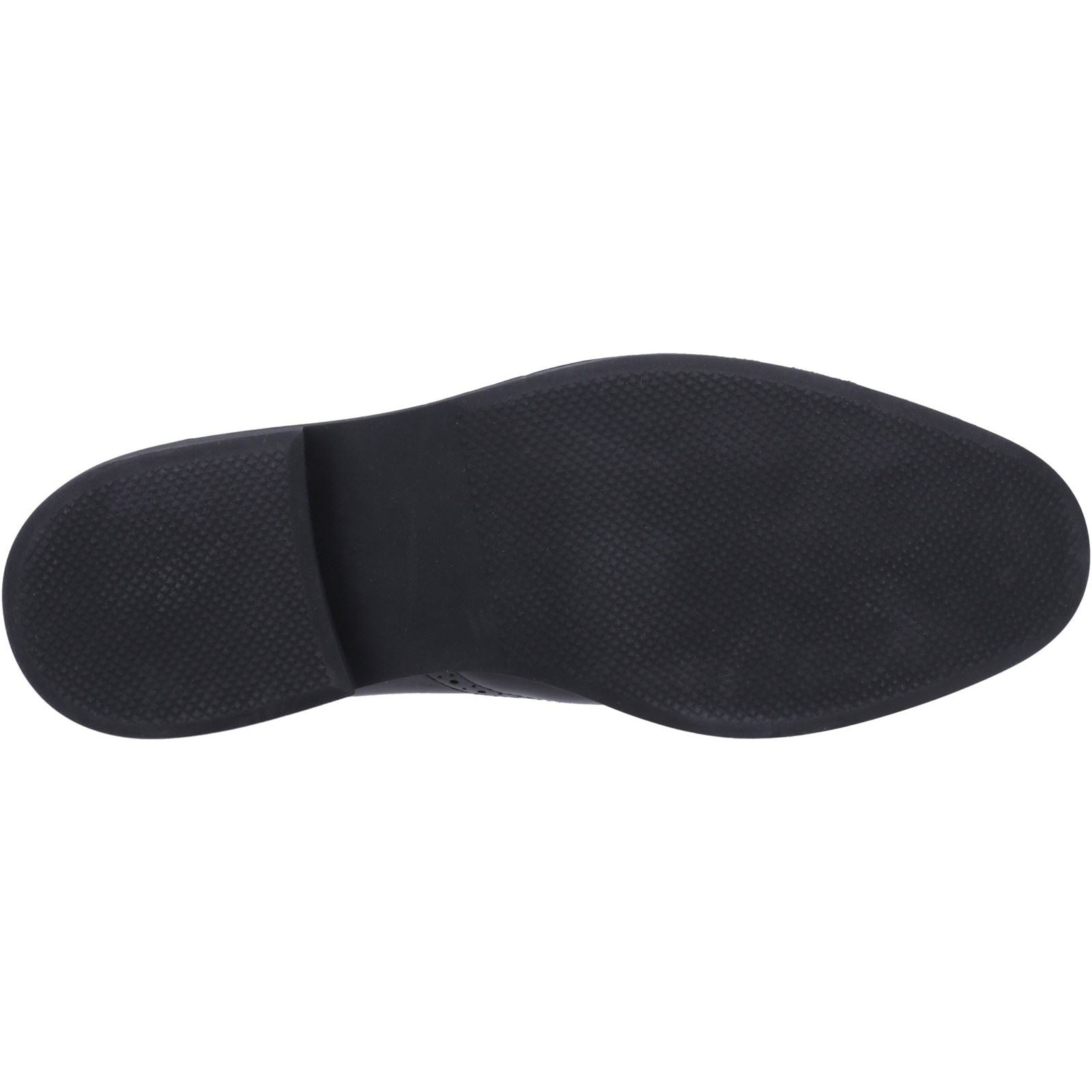 Hush Puppies Kingston Chaussures Richelieu Noires En Cuir Pour Hommes