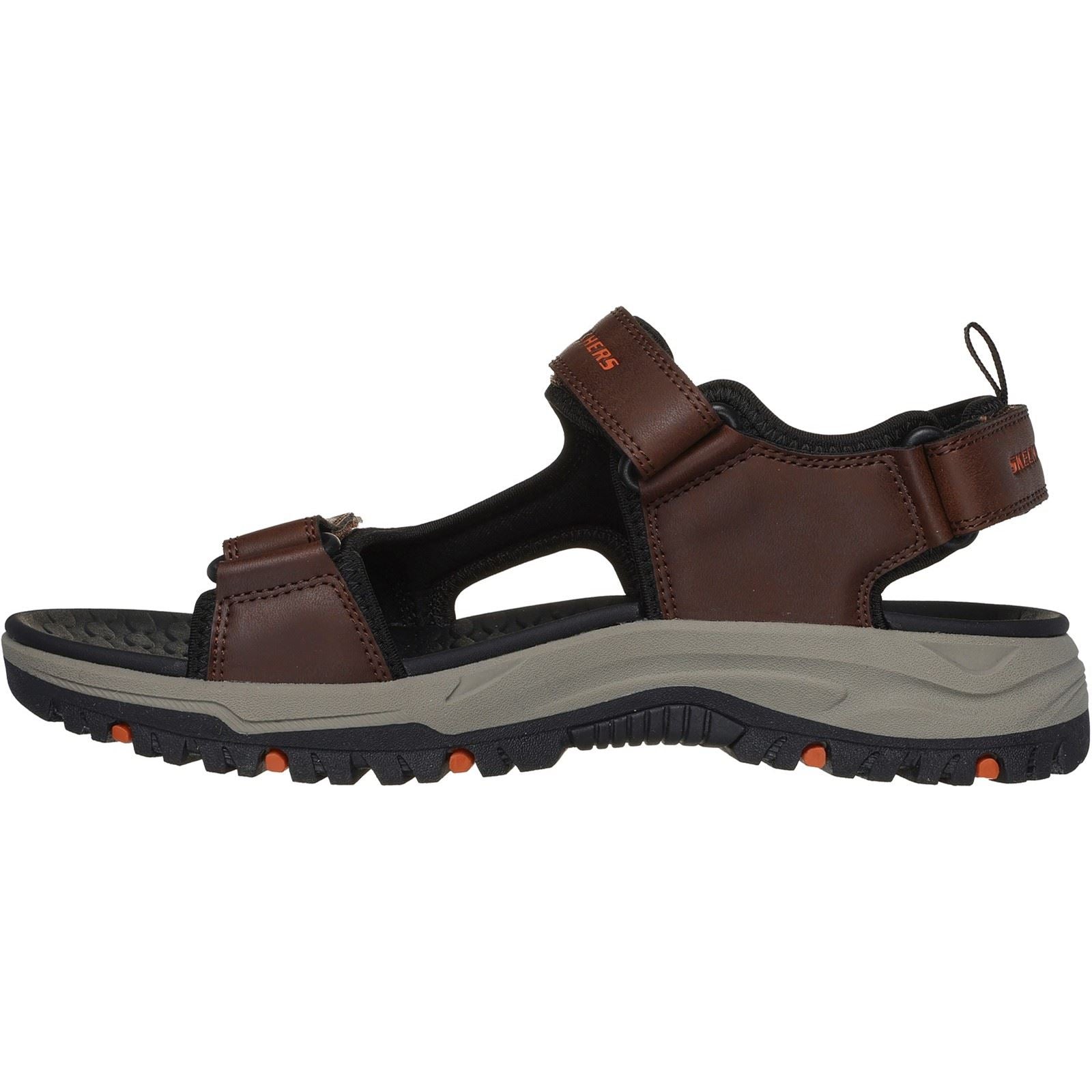 Skechers Prewitt Rigdon Sandales Synthétiques Pour Hommes Marron/Noir