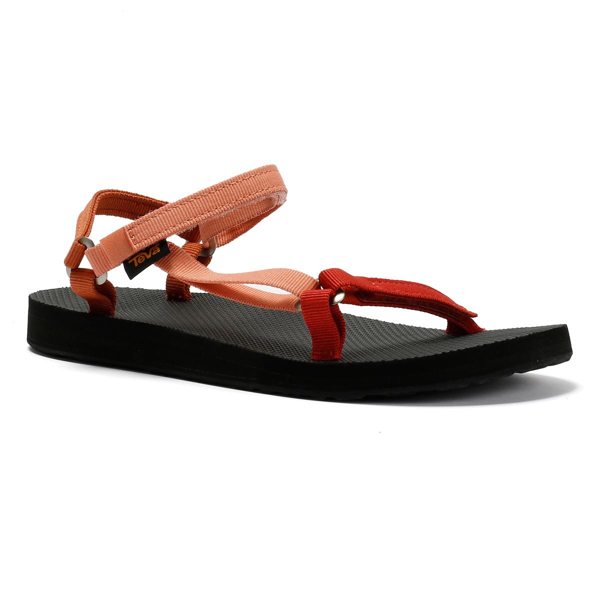 Teva Original Universal Slim Sandales Rouges Pour Femmes