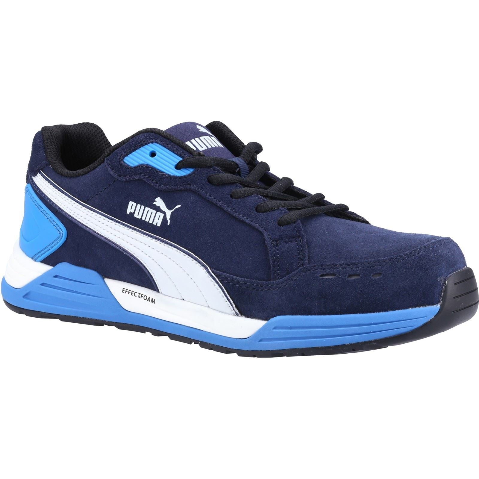 Puma Safety  Baskets De Sécurité En Suède Bleu Airtwist Low S3