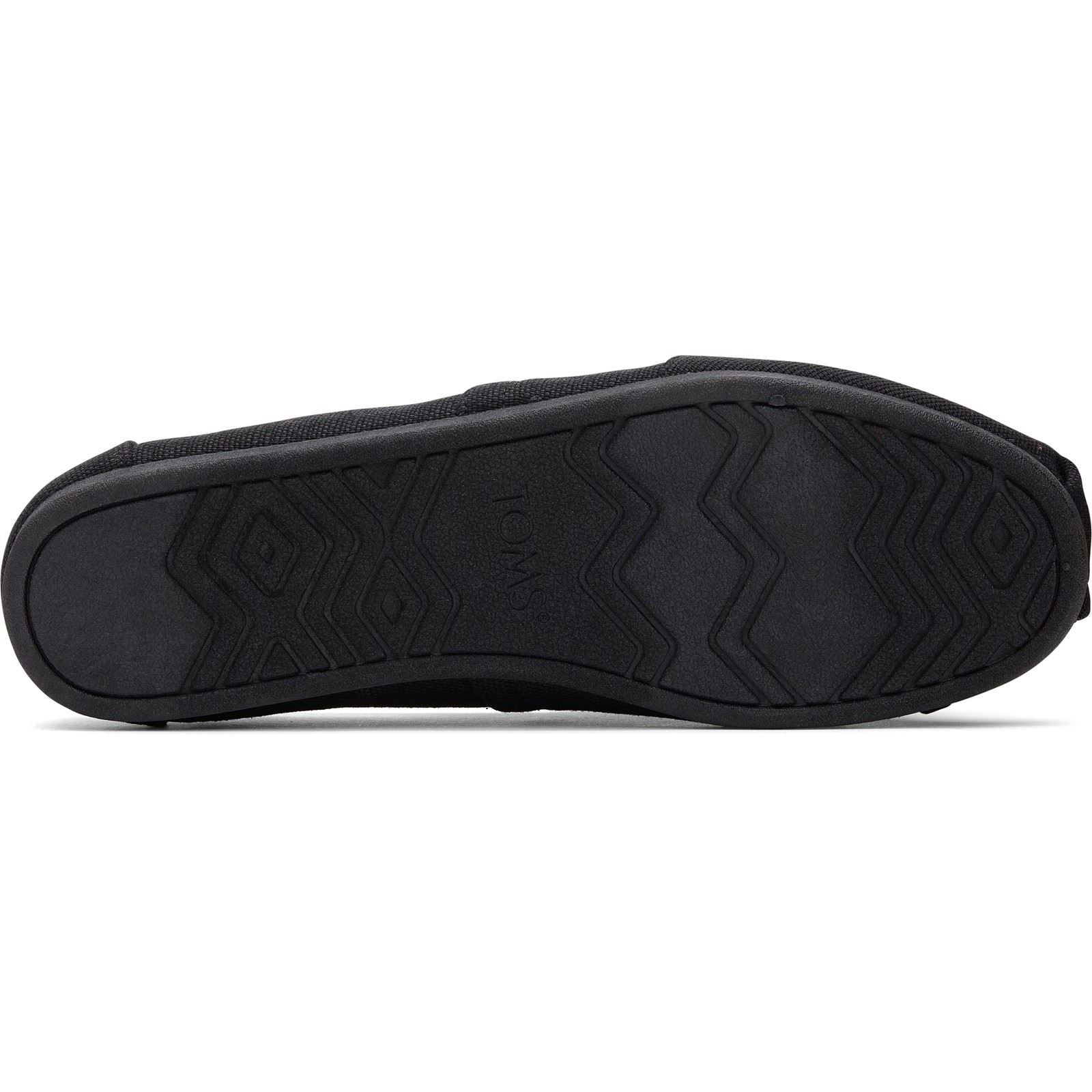 TOMS Alpargata Classic Espadrilles Noires En Coton Pour Hommes