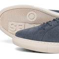 Jack & Jones Galaxy Suede Chaussures De Sport Vintage Pour Hommes En Indigo Suédoises