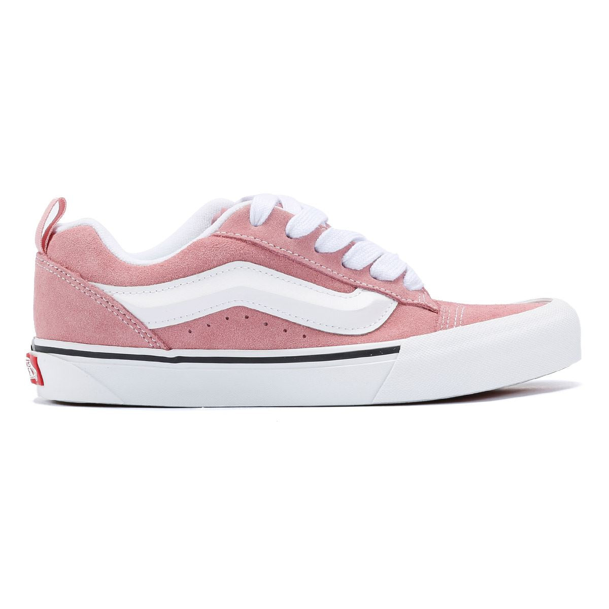 Vans Knu Skool Baskets Roses En Daim Pour Femme