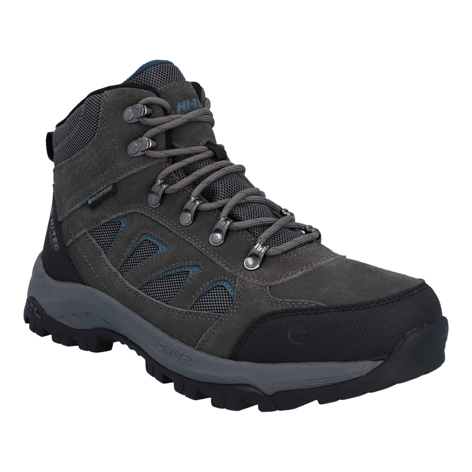 Hi-Tec Bandera Expedition Chaussures De Randonnée Pour Homme En Cuir Gris Foncé/gris Port Sur Mer